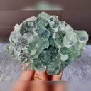 Natural Green Phantom Fluorite comes from Fujian,China 115*95*55MM - image 3