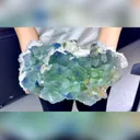 Natural Green Phantom  Fluorite comes from Fujian,China 260*160*110MM - image 2