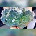 Natural Green Phantom  Fluorite comes from Fujian,China 260*160*110MM - image 1
