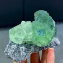 Natural Green Phantom Fluorite comes from Fujian,China50*60*100MM - image 2