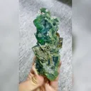 Natural Green Phantom Fluorite comes from Inner Mongolia,China 40*125*45MM - image 1