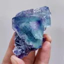 Natural Green Phantom Fluorite comes from Inner Mongolia,China 50*50*35MM - image 4