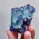 Natural Green Phantom Fluorite comes from Inner Mongolia,China 50*50*35MM - image 3