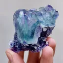 Natural Green Phantom Fluorite comes from Inner Mongolia,China 50*50*35MM - image 2