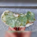 Natural Green Phantom Fluorite comes from Xianghualing,Hunan 130*60*30MM - image 1