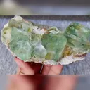Natural Green Phantom Fluorite comes from Xianghualing,Hunan 130*60*30MM - image 3