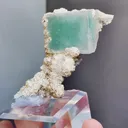 Natural Green Phantom Fluorite comes from Xianghualing,Hunan 45*30*50MM - image 1