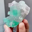 Natural Green Phantom Fluorite comes from Xianghualing,Hunan 60*40*20MM - image 6