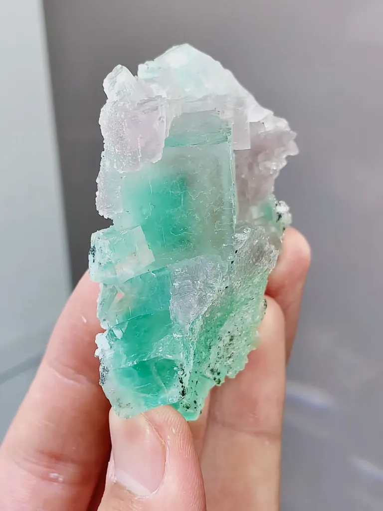 Natural Green Phantom Fluorite comes from Xianghualing,Hunan 60*40*20MM - image 4