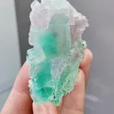 Natural Green Phantom Fluorite comes from Xianghualing,Hunan 60*40*20MM - image 4