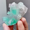 Natural Green Phantom Fluorite comes from Xianghualing,Hunan 60*40*20MM - image 1
