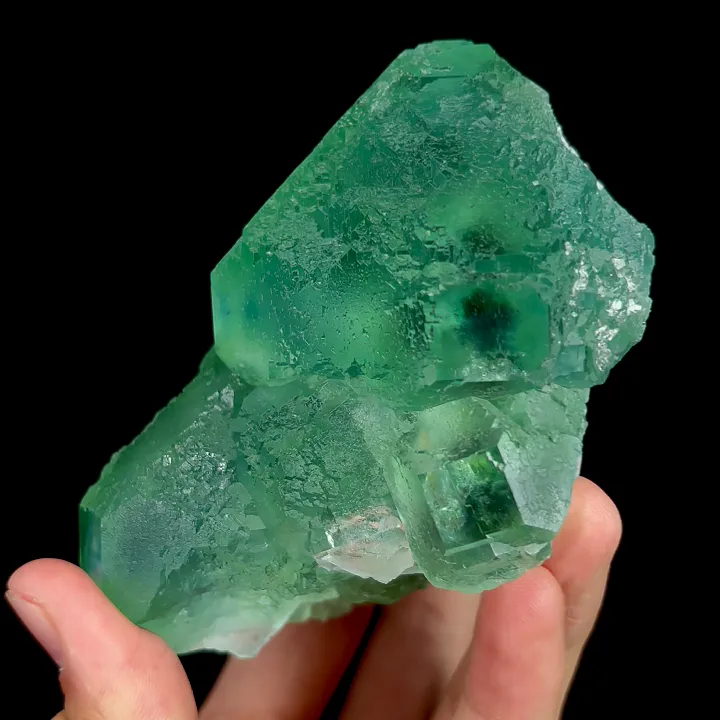 Natural Green Phantom Fluorite, Mineral Specimen: Fujian,China (80*100*80MM) - image 5