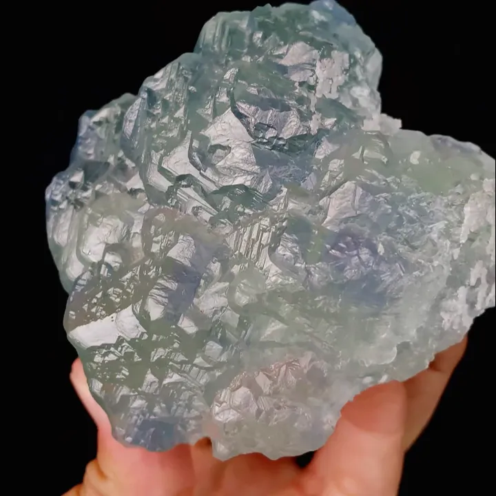 Natural Green Phantom Fluorite, Mineral Specimen: Fujian,China (95*90*60MM) - image 3