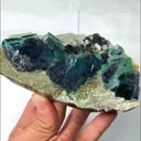 Natural Green Phantom Fluorite, Mineral Specimen: Inner Mongolia,China (120*80*45MM) - image 3