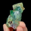 Natural Green Phantom Fluorite, Mineral Specimen: Inner Mongolia,China (30*20*50MM) - image 4
