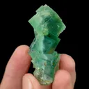 Natural Green Phantom Fluorite, Mineral Specimen: Inner Mongolia,China (30*20*50MM) - image 2
