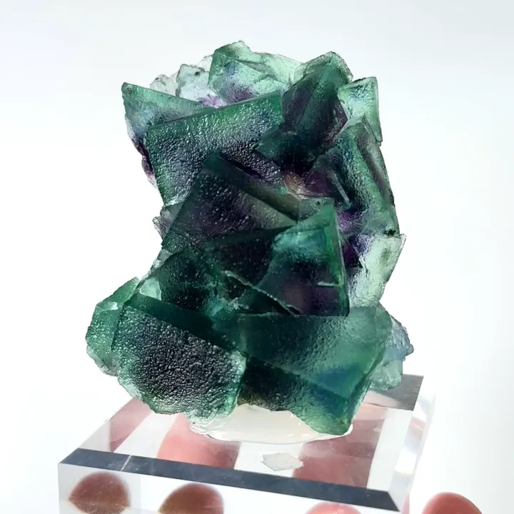 Natural Green Phantom Fluorite, Mineral Specimen: Inner Mongolia,China (55*65*25MM) - image 4
