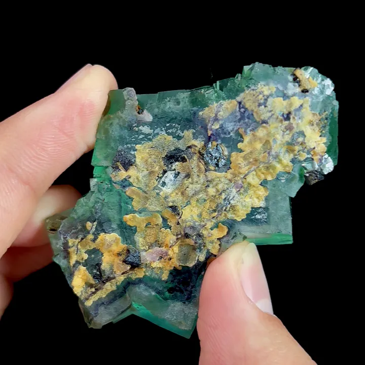 Natural Green Phantom Fluorite, Mineral Specimen: Inner Mongolia,China (65*45*20MM) - image 4