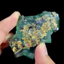 Natural Green Phantom Fluorite, Mineral Specimen: Inner Mongolia,China (65*45*20MM) - image 4
