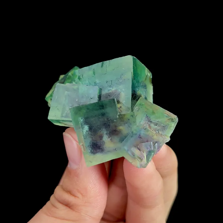 Natural Green Phantom Fluorite, Mineral Specimen: Inner Mongolia,China (65*45*20MM) image