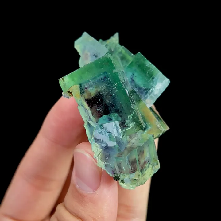 Natural Green Phantom Fluorite, Mineral Specimen: Inner Mongolia,China (65*45*20MM) - image 3