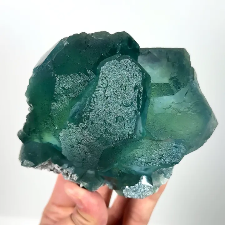 Natural Green Phantom Fluorite, Mineral Specimen:Fujian,China (115*100*60MM) - image 4