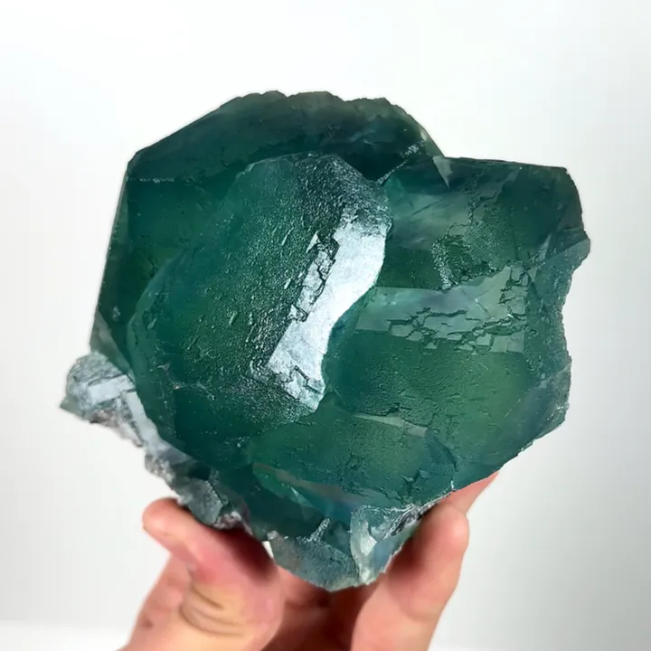 Natural Green Phantom Fluorite, Mineral Specimen:Fujian,China (115*100*60MM) - image 3