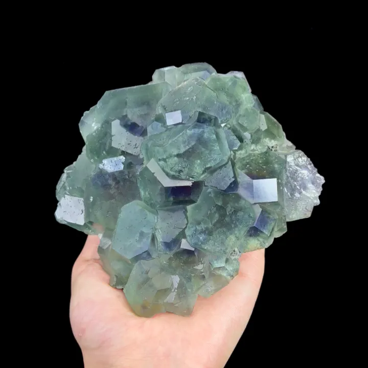 Natural Green Phantom Fluorite, Mineral Specimen:Fujian,China (130*125*45MM) - image 4