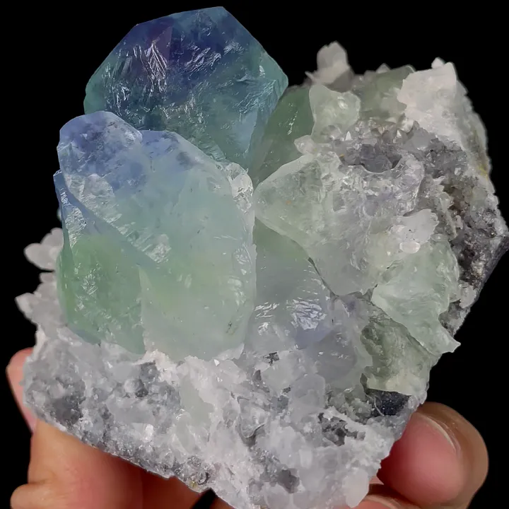 Natural Green Phantom Fluorite, Mineral Specimen:Fujian,China (80*75*55MM) - image 4
