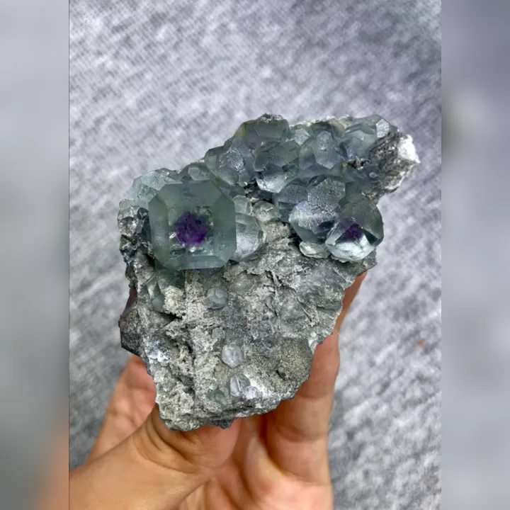 Natural Green Phantom Fluorite, Mineral Specimen:Fujian,China (85*55*30MM) - image 6
