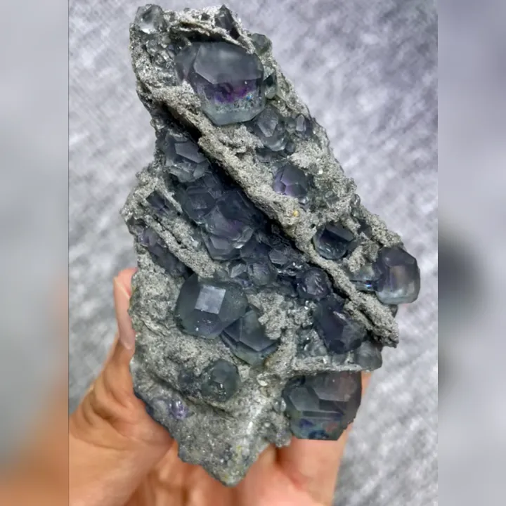 Natural Green Phantom Fluorite, Mineral Specimen:Fujian,China (85*55*30MM) - image 5