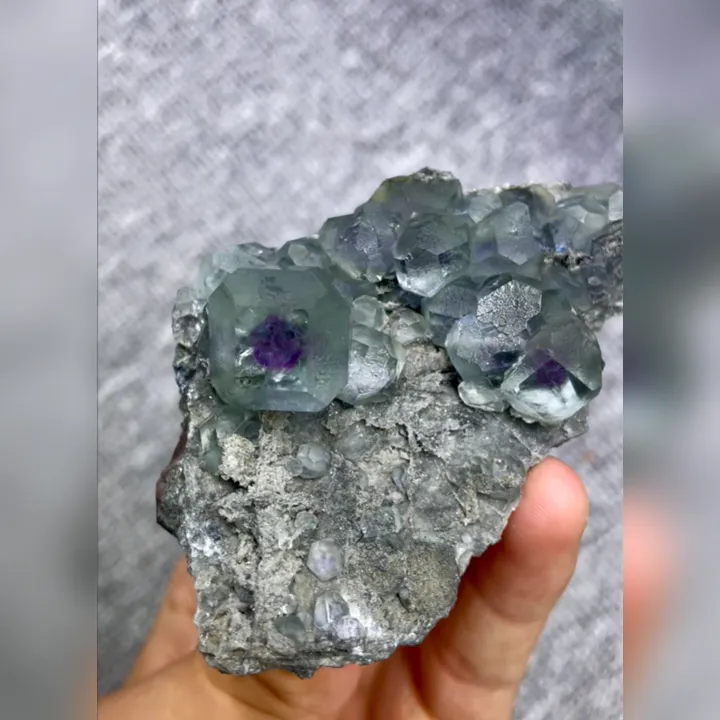 Natural Green Phantom Fluorite, Mineral Specimen:Fujian,China (85*55*30MM) - image 3