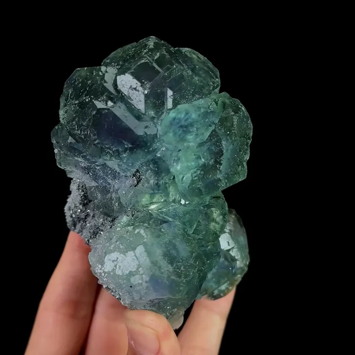 Natural Green Phantom Fluorite, Mineral Specimen:Fujian,China (85*95*70MM) - image 4