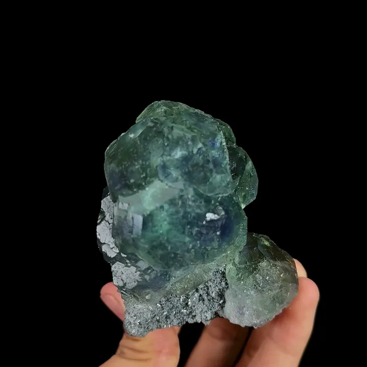 Natural Green Phantom Fluorite, Mineral Specimen:Fujian,China (85*95*70MM) - image 3