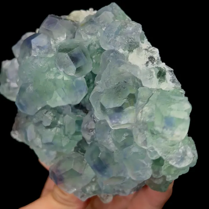 Natural Green Phantom Fluorite Mineral Specimen,High Quality Specimen,FUJIAN,CHINA(115*95*55mm) image