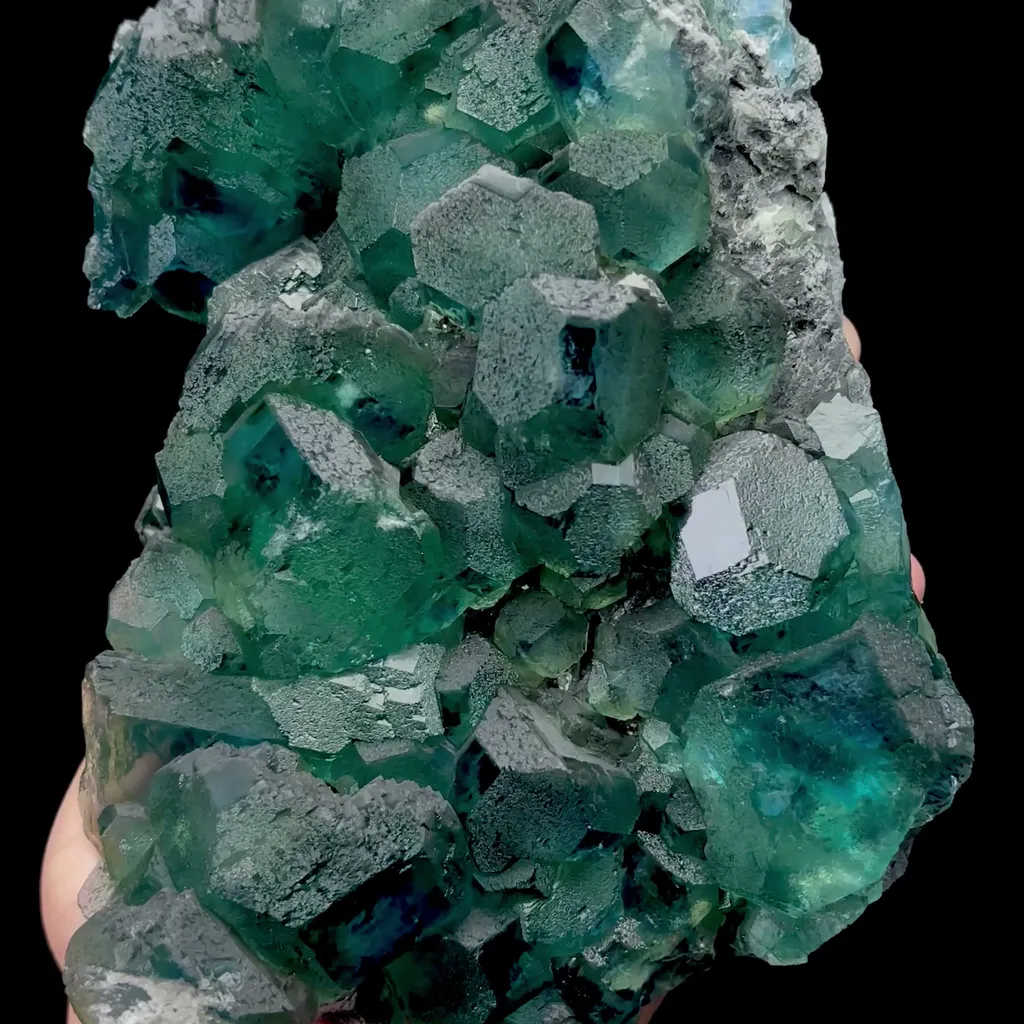 Natural Green Phantom Fluorite Mineral Specimen,High Quality Specimen,FUJIAN,CHINA(160*130*90mm) - image 4