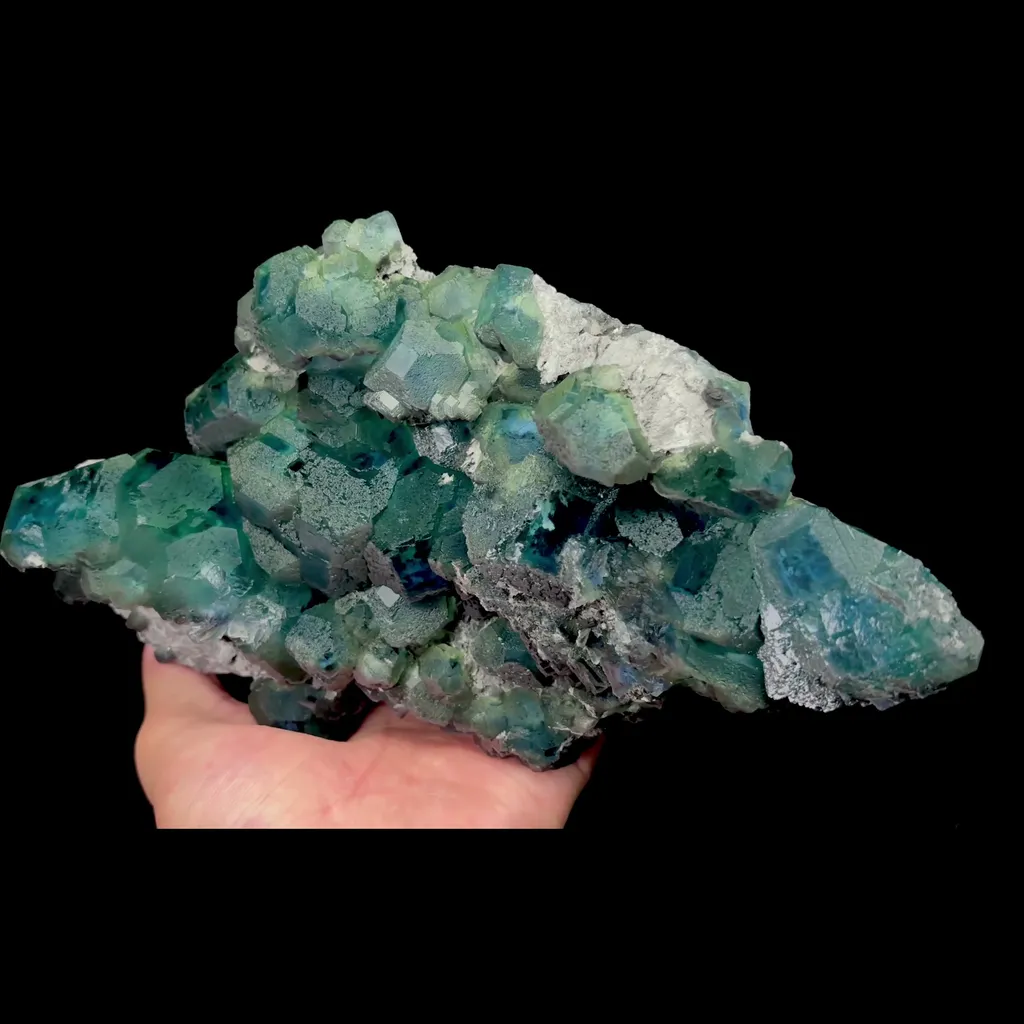 Natural Green Phantom Fluorite Mineral Specimen,High Quality Specimen,FUJIAN,CHINA(230*140*70mm) - image 2