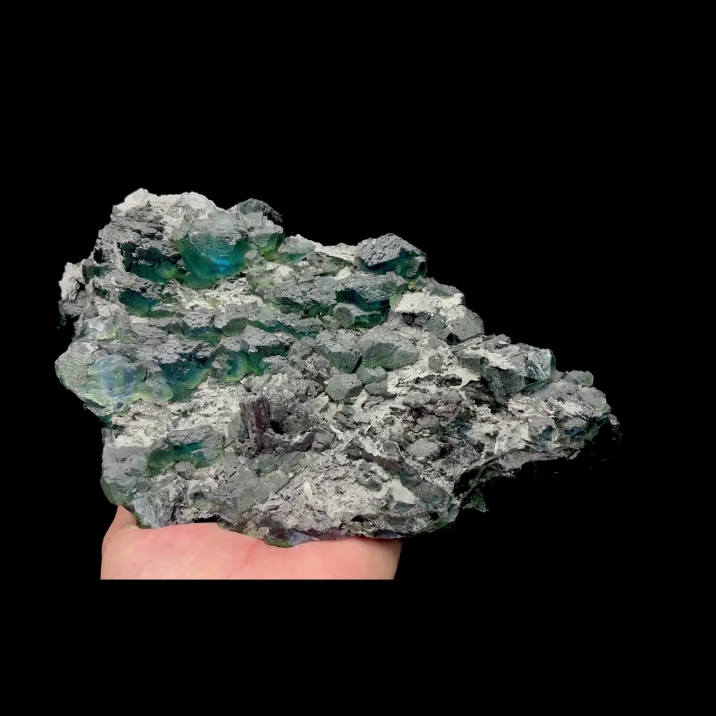 Natural Green Phantom Fluorite Mineral Specimen,High Quality Specimen,FUJIAN,CHINA(230*140*70mm) - image 4