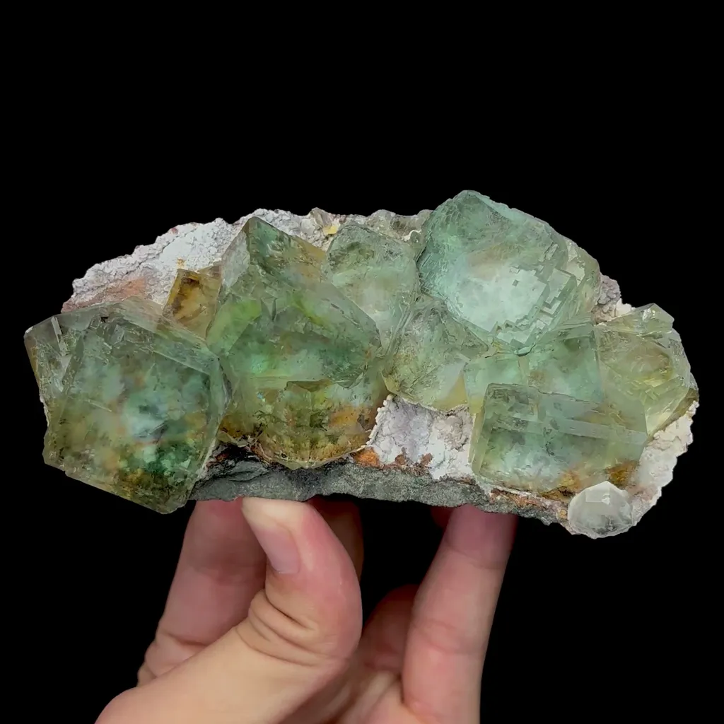 Natural Green Phantom Fluorite Mineral Specimen,High Quality Specimen,XIANGHUALING,HUNAN,CHINA(130*60*30mm) - image 5