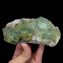 Natural Green Phantom Fluorite Mineral Specimen,High Quality Specimen,XIANGHUALING,HUNAN,CHINA(130*60*30mm) - image 5
