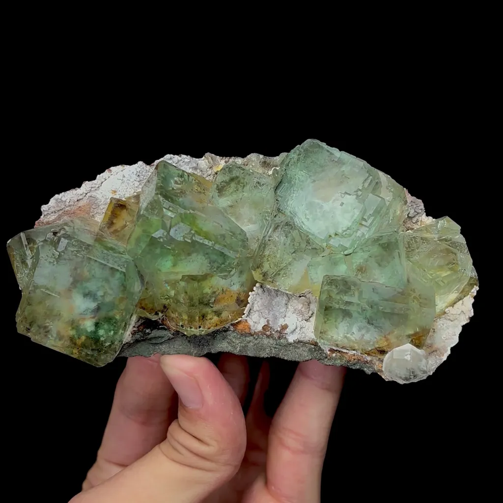 Natural Green Phantom Fluorite Mineral Specimen,High Quality Specimen,XIANGHUALING,HUNAN,CHINA(130*60*30mm) - image 4