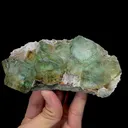 Natural Green Phantom Fluorite Mineral Specimen,High Quality Specimen,XIANGHUALING,HUNAN,CHINA(130*60*30mm) - image 4