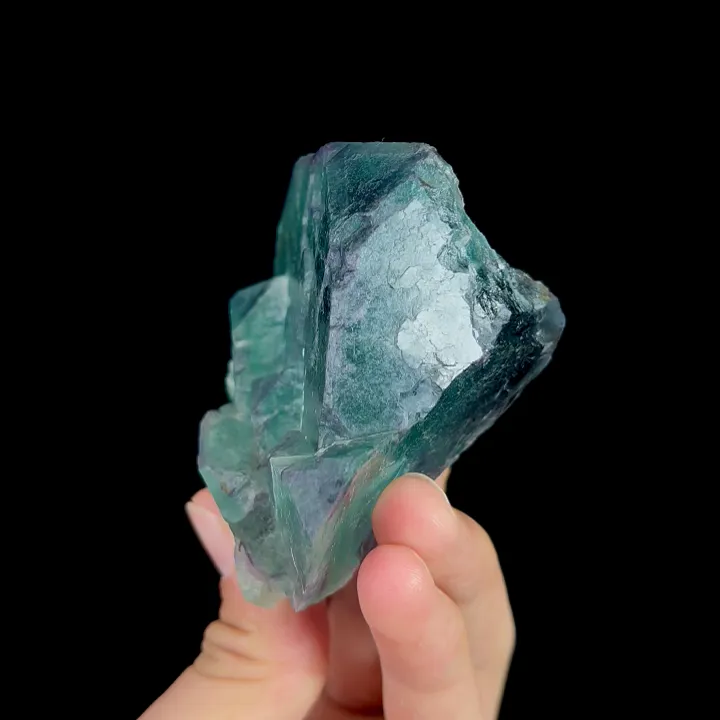 Natural Green Phantom Fluorite, Mineral Specimen:Yaogangxian,Hunan (65*70*45MM) image