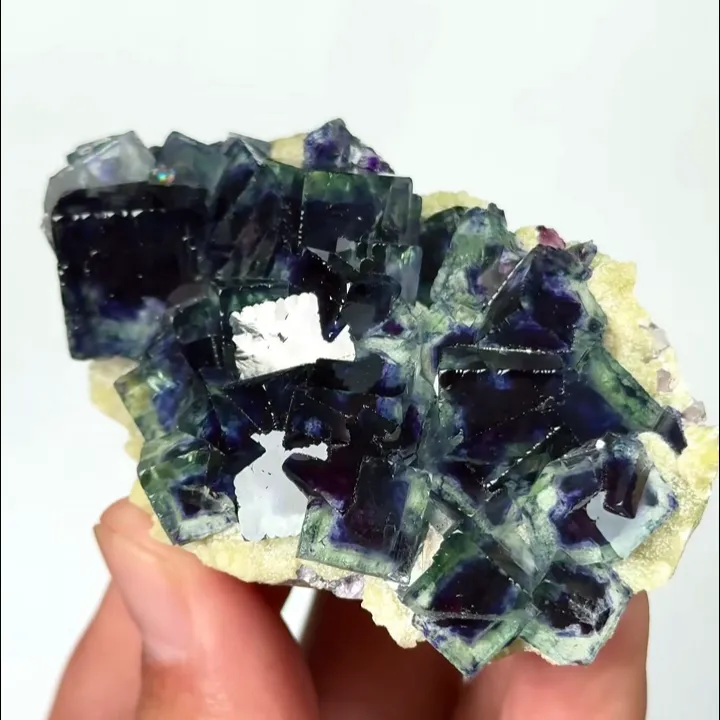Natural Green Phantom Fluorite, Mineral Specimen:Yindu,Inner Mongolia (70*45*25MM) - image 5