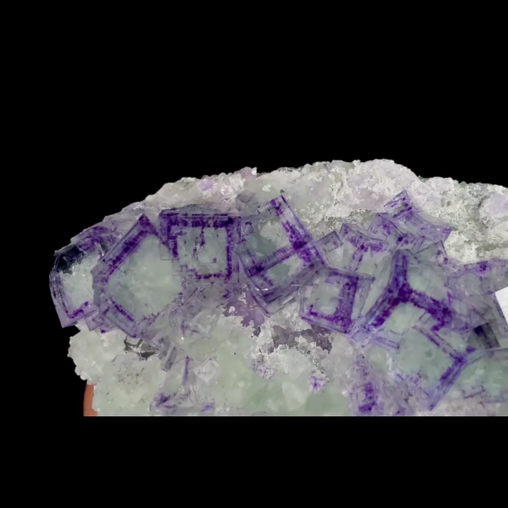 Natural Green Phantom Fluorite, Mineral Specimen:Zhejiang,China (115*110*40MM) - image 3