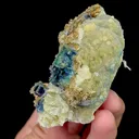 Natural Green Phantom Fluorite, Pyrite and Siderite,Mineral Specimen: Inner Mongolia,China (70*40*30MM) - image 2