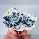 Natural Green Phantom Fluorite & Quartz and Mica,Mineral Specimen:Inner Mongolia,China (105*70*20MM) - image 2