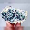 Natural Green Phantom Fluorite & Quartz and Mica,Mineral Specimen:Inner Mongolia,China (105*70*20MM) - image 5