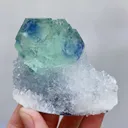 Natural Green Phantom Fluorite & Quartz, Mineral Specimen: Fujian, China (70*60*40mm) - image 2