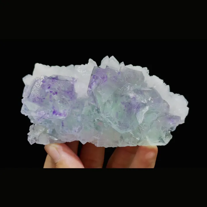 Natural Green Phantom Fluorite & Quartz, Mineral Specimen: Zhejiang,China (110*55*30mm) - image 5